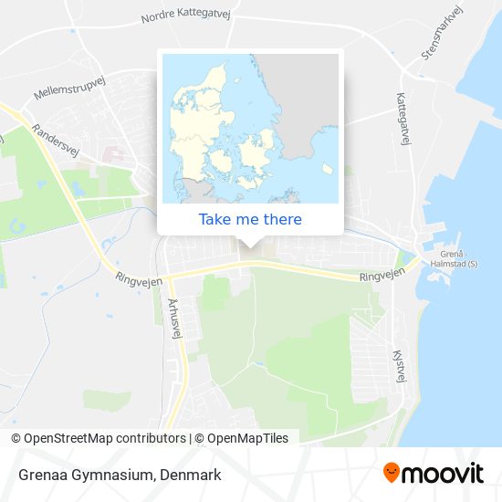 Grenaa Gymnasium map