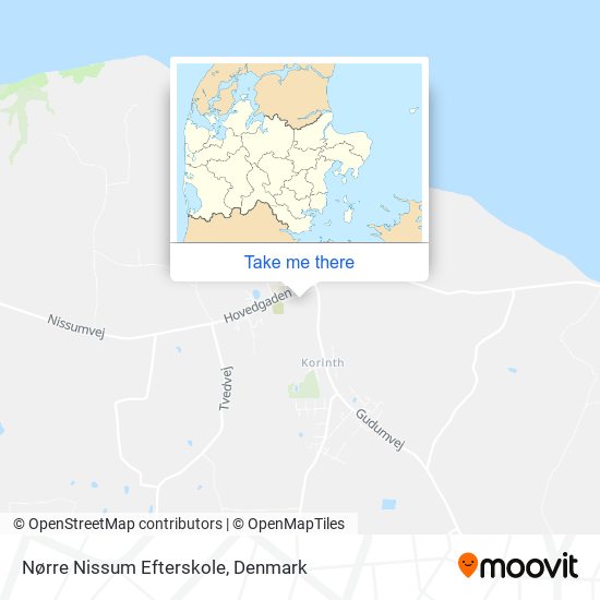 Nørre Nissum Efterskole map