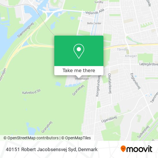 40151 Robert Jacobsensvej Syd map