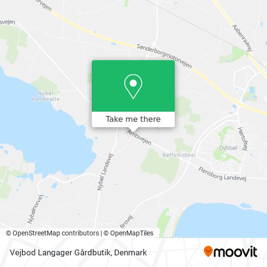 Vejbod Langager Gårdbutik map