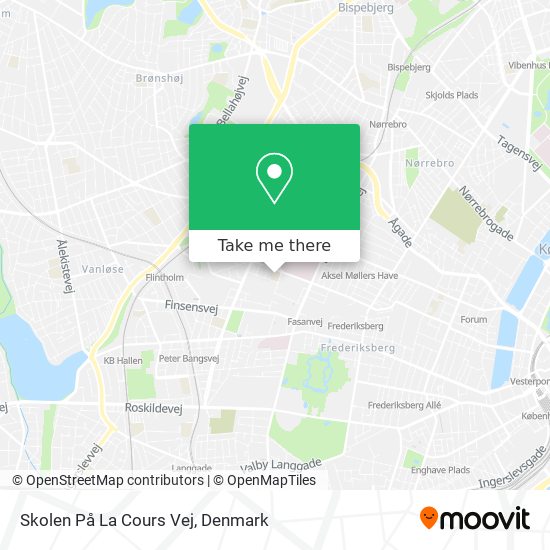 Skolen På La Cours Vej map