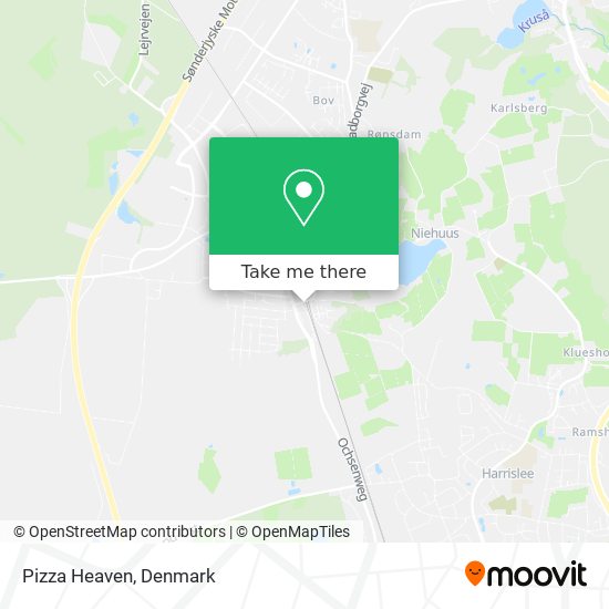 Pizza Heaven map