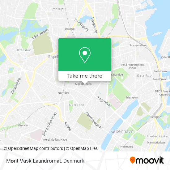 Mønt Vask Laundromat map