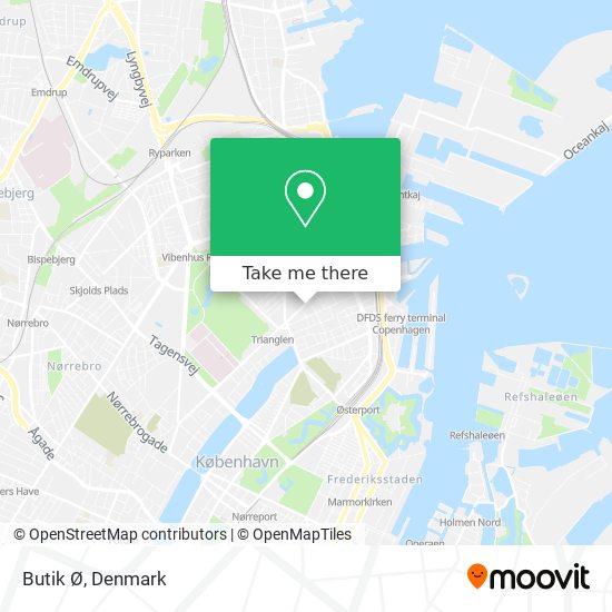 Butik Ø map