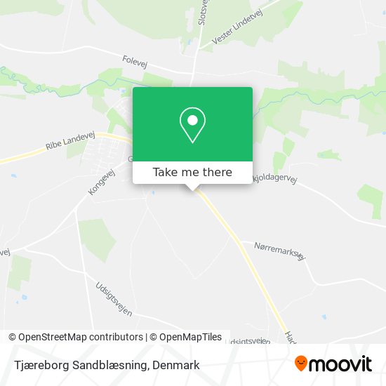 Tjæreborg Sandblæsning map