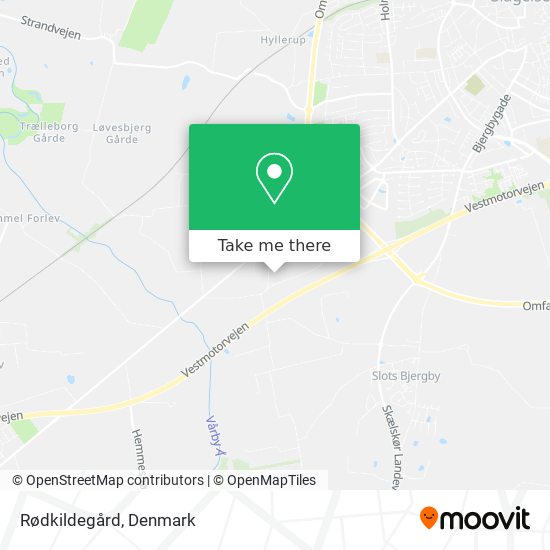 Rødkildegård map