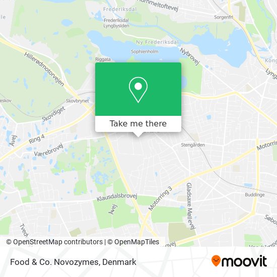 Food & Co. Novozymes map