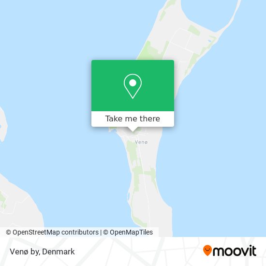 Venø by map