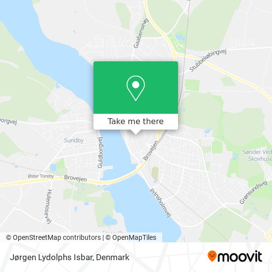 Jørgen Lydolphs Isbar map
