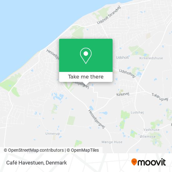 Café Havestuen map