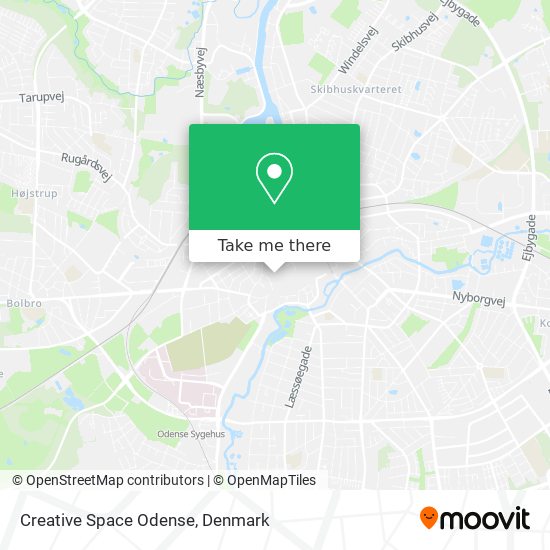 Creative Space Odense map