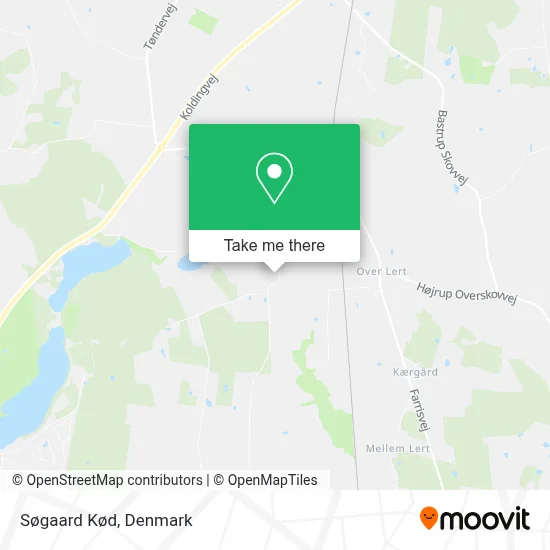 Søgaard Kød map