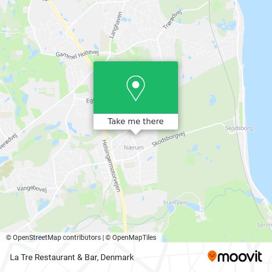 La Tre Restaurant & Bar map