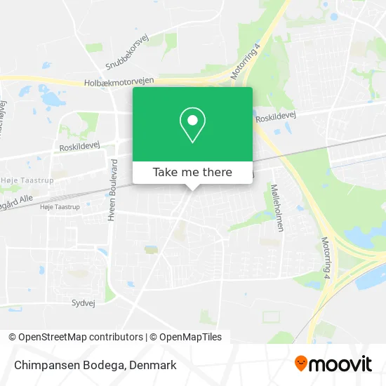 Chimpansen Bodega map