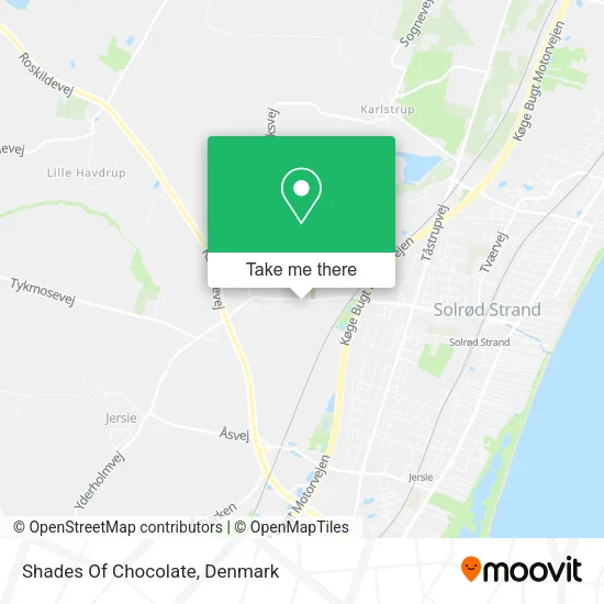 Shades Of Chocolate map
