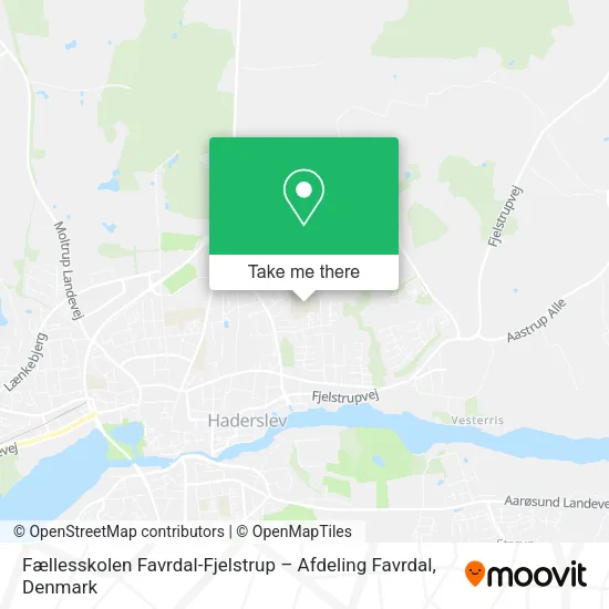 Fællesskolen Favrdal-Fjelstrup – Afdeling Favrdal map
