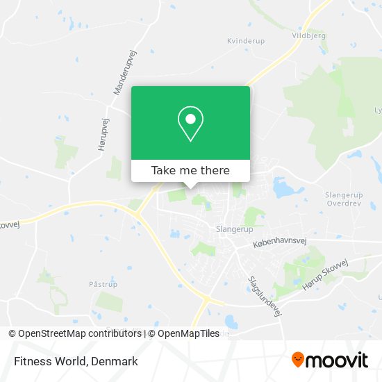 Fitness World map