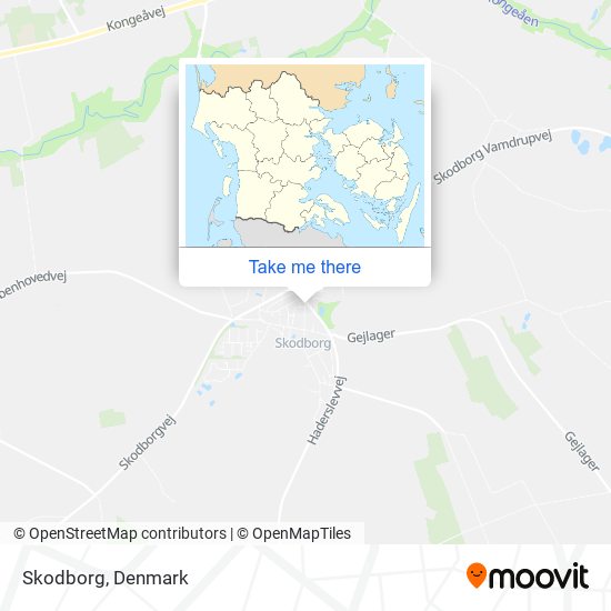 Skodborg map