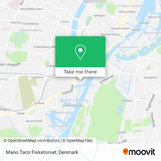 Mano Taco Fisketorvet map