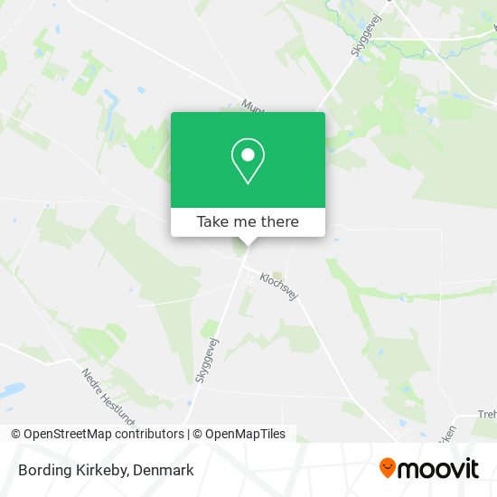 Bording Kirkeby map