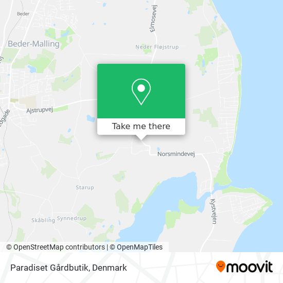 Paradiset Gårdbutik map