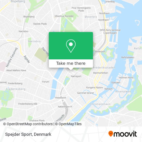 Spejder Sport map