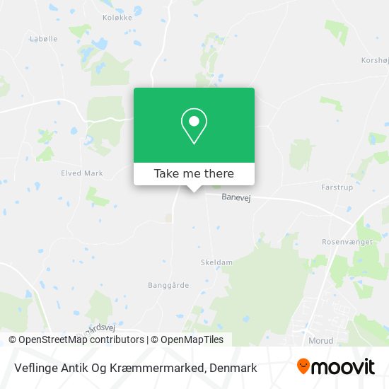 Veflinge Antik Og Kræmmermarked map