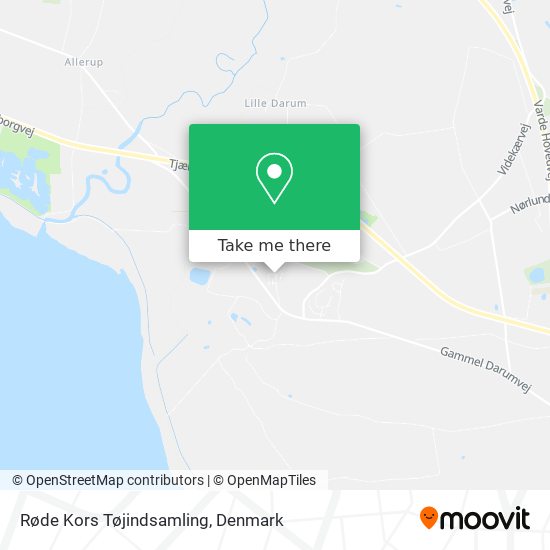 Røde Kors Tøjindsamling map