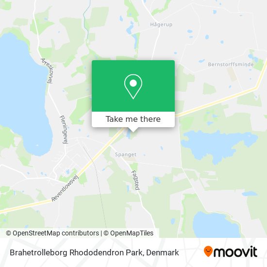 Brahetrolleborg Rhododendron Park map