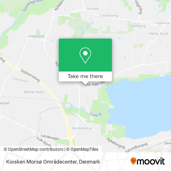Kiosken Morsø Områdecenter map