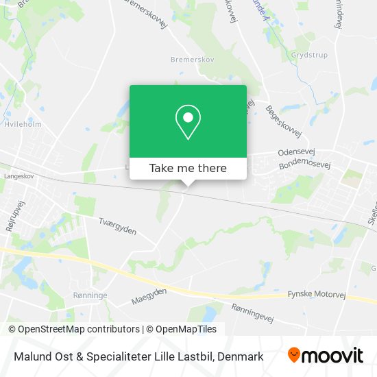 Malund Ost & Specialiteter Lille Lastbil map