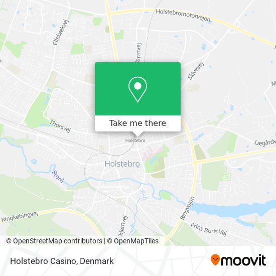 Holstebro Casino map