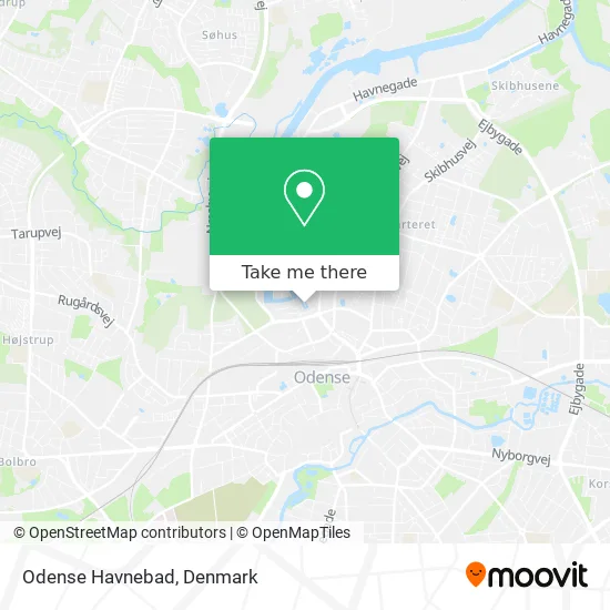 Odense Havnebad map