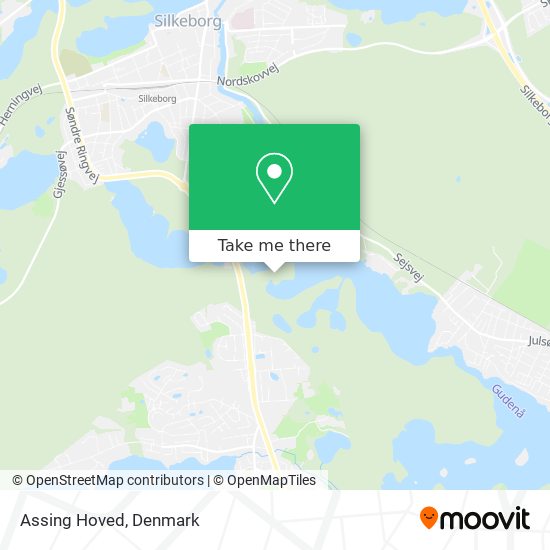Assing Hoved map