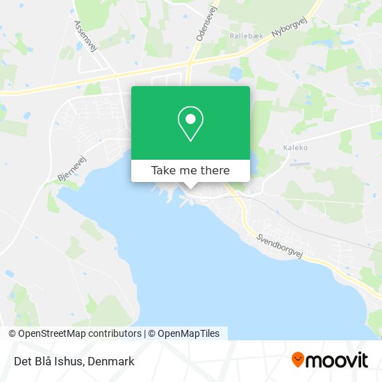 Det Blå Ishus map