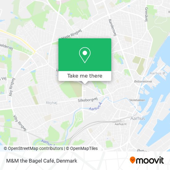 M&M the Bagel Café map