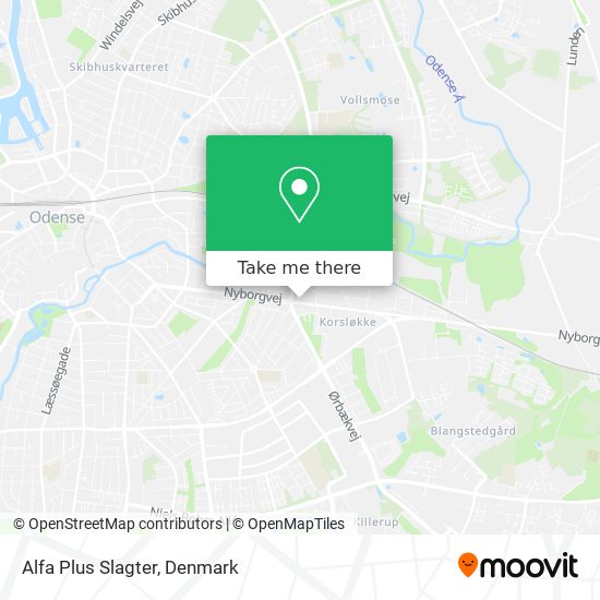 Alfa Plus Slagter map