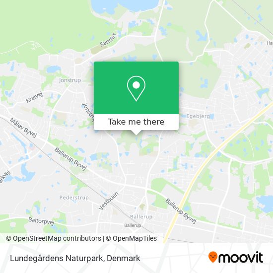 Lundegårdens Naturpark map