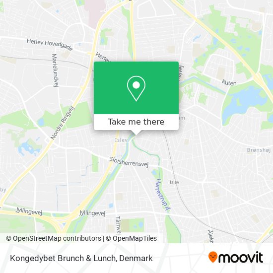 Kongedybet Brunch & Lunch map