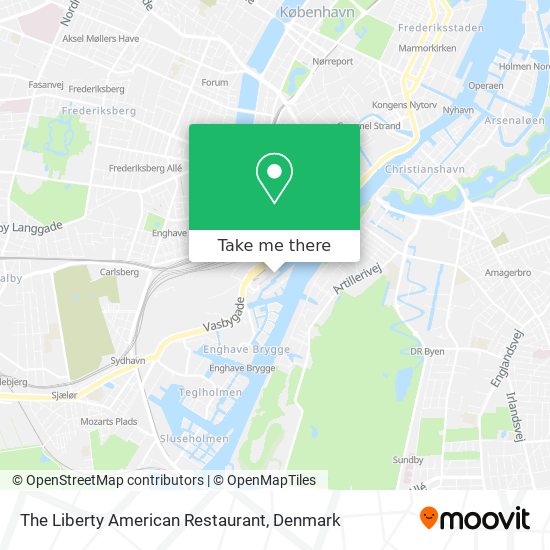 The Liberty American Restaurant map