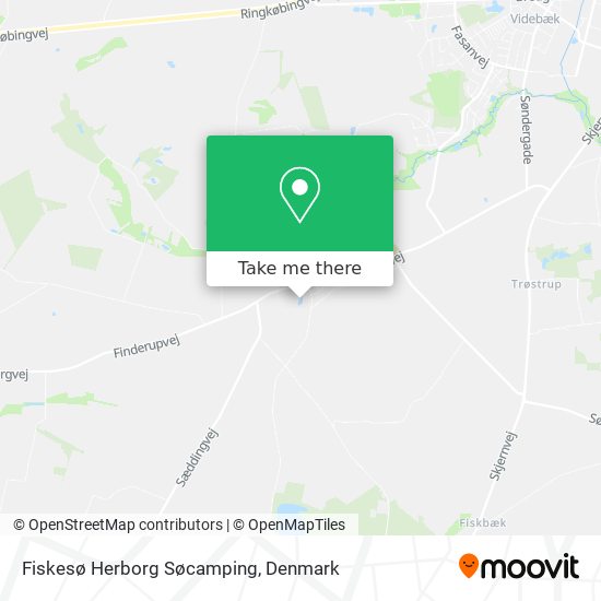 Fiskesø Herborg Søcamping map