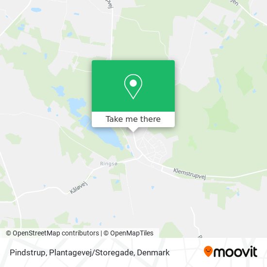 Pindstrup, Plantagevej / Storegade map