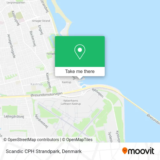 Scandic CPH Strandpark map