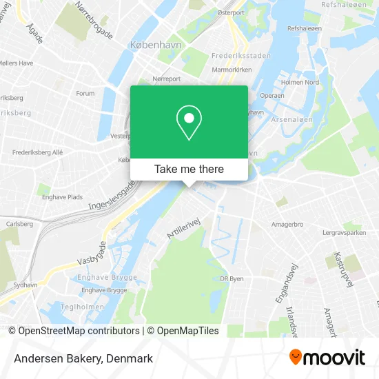 Andersen Bakery map