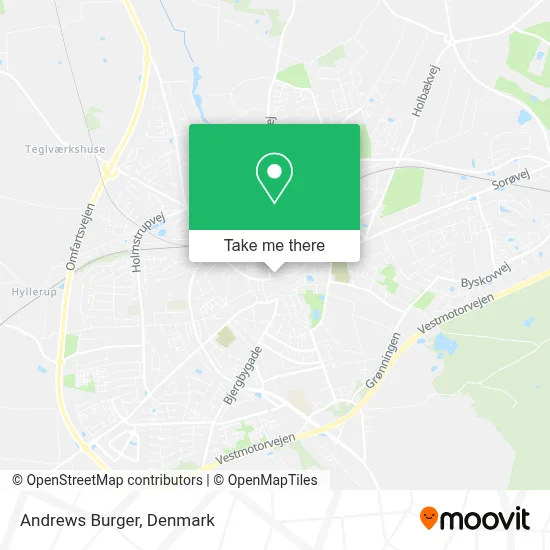 Andrews Burger map