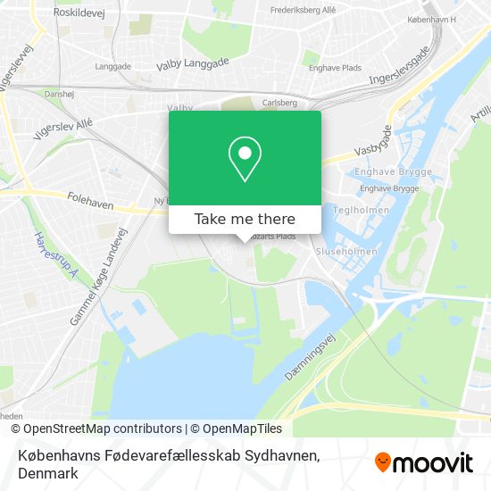 Københavns Fødevarefællesskab Sydhavnen map