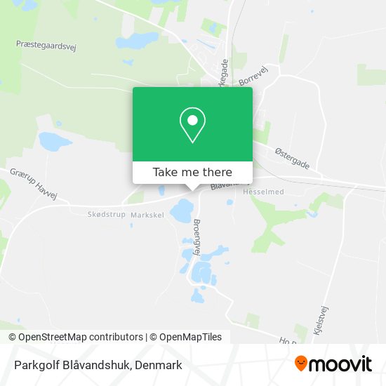 Parkgolf Blåvandshuk map