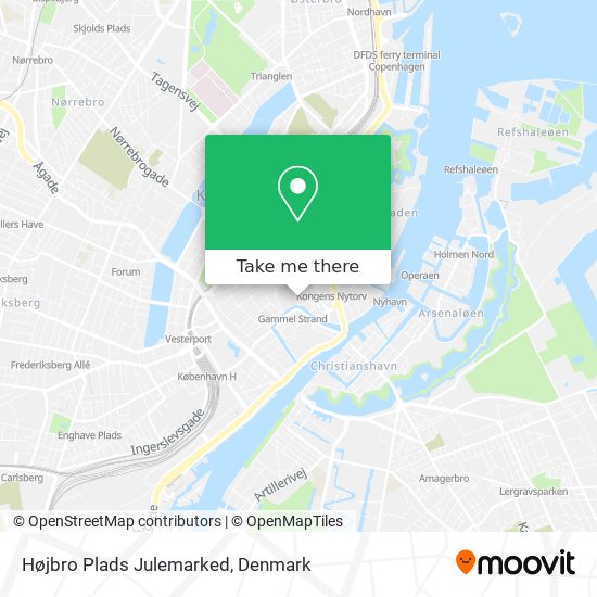 Højbro Plads Julemarked map