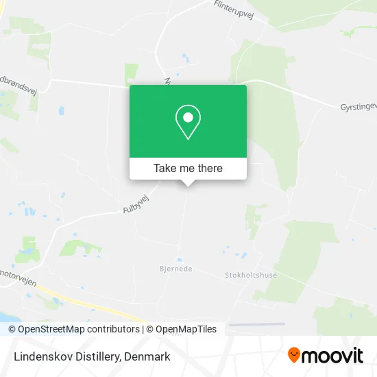 Lindenskov Distillery map