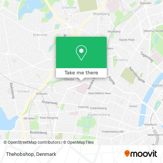 Thehobshop map